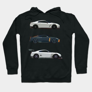 Minimalist GT-R R35 Variant01 Hoodie